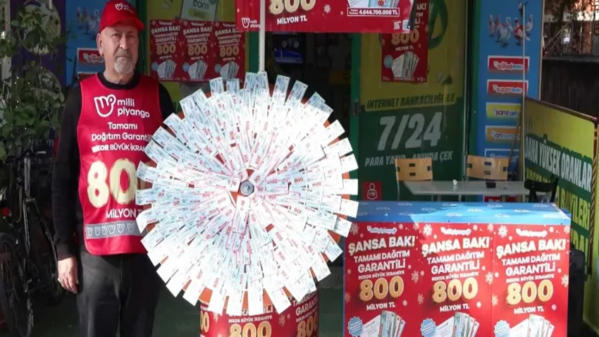 Milli Piyango yılbaşı heyecanı başladı: 800 milyon TL'lik rekor ikramiye satışları patlattı! haberinin görseli