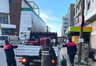 Karaburun’da şiddetli sağanak:  İZSU’dan hızlı müdahale