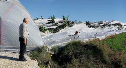 Antalya’da hortum felaketi: Seralarda 10 milyon lirayı aşan hasar oluştu