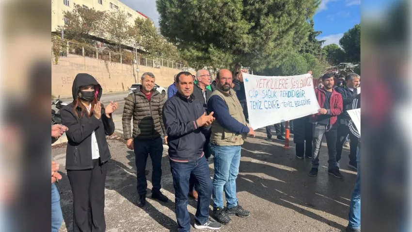 Buca'da çöp eylemleri devam ediyor