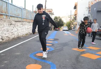 Konak’ta okul yolları rengarenk