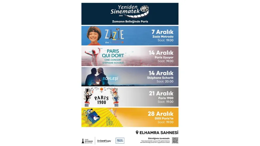 Paris’in İzleri Sinematek Perdesinde