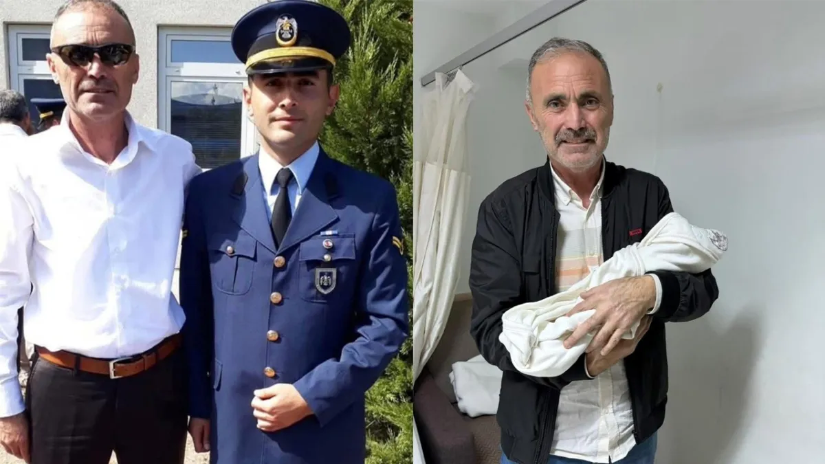 Şehit Astsubay Emre Altıok’un bebeği doğdu haberinin görseli