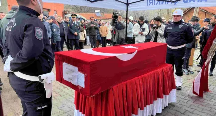 Şehit polis Hatice Ünal, memleketi Çankırı’da toprağa verildi
