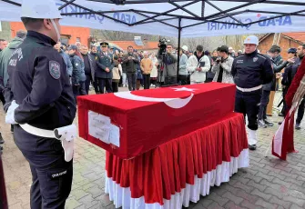 Şehit polis Hatice Ünal, memleketi Çankırı’da toprağa verildi