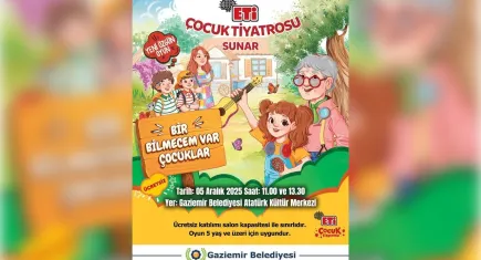 ETİ Çocuk Tiyatrosu Bir Bilmecem Var Çocuklar Gaziemir’de