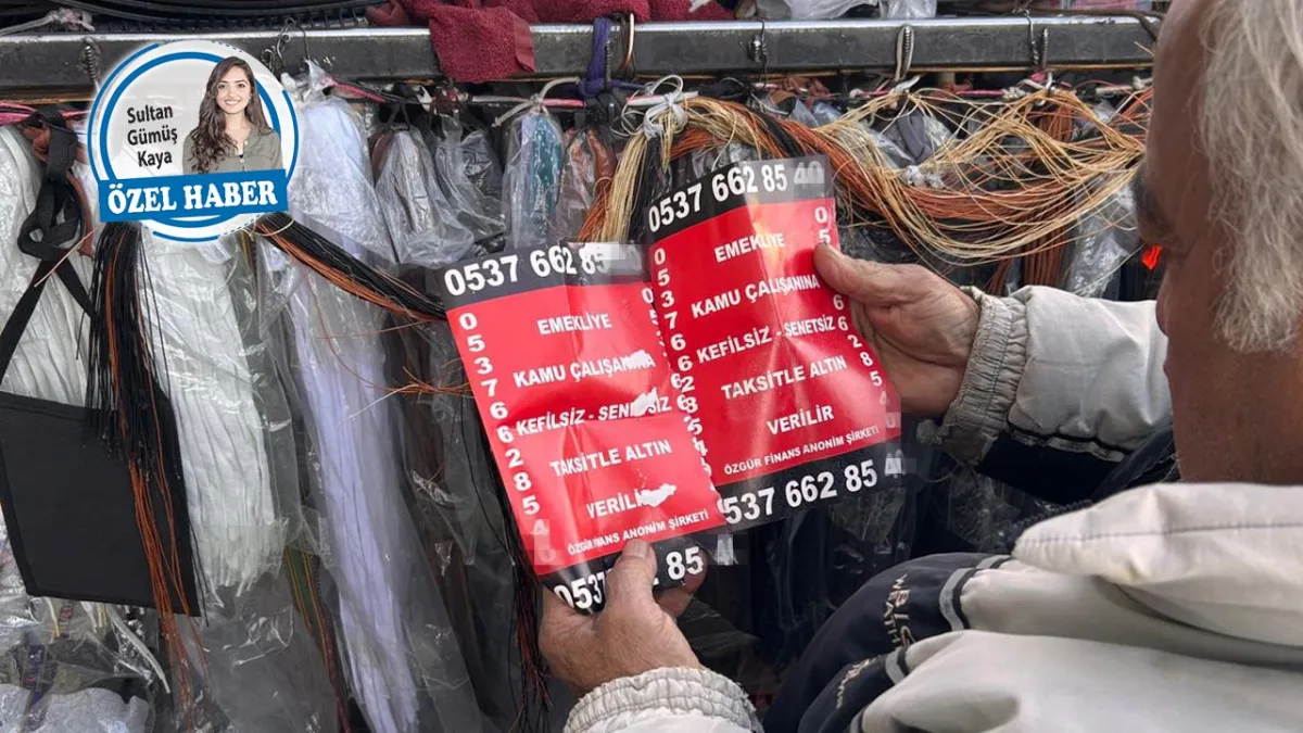 Ekonomik çöküşün yeni yüzü: Sokaklarda tefeci ilanları haberinin görseli