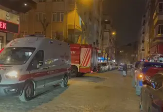 Güngören'de 6 katlı binada korkutan patlama