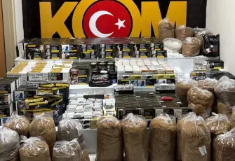 KOM ekiplerinden kaçak tütün satanlara dev operasyon!