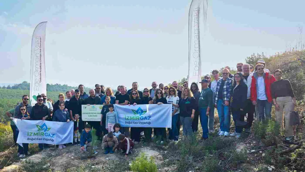 İzmir Doğalgaz’dan 15. Hatıra Ormanı haberinin görseli