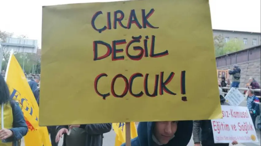 MESEM öğrencisi Berk İvacık’ın ölümü sonrası MESEM’ler Kapatılsın kampanyası  haberinin görseli