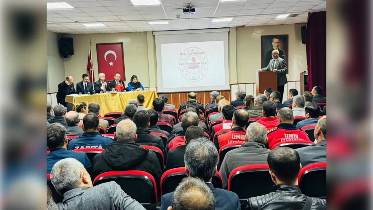 Beydağ ve Ödemiş’te Afet Hazırlığı Masaya Yatırıldı haberinin görseli