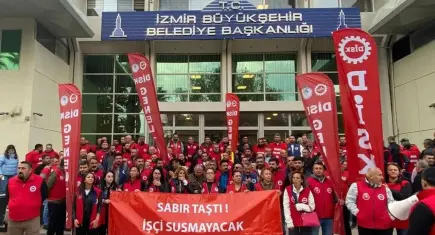 İzmir’de eylem öncesi sendika ve büyükşehir yeniden masada