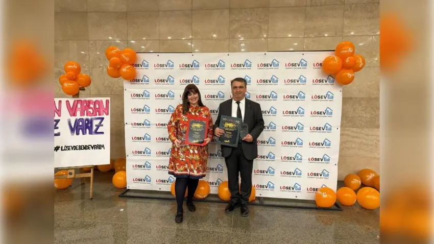 LÖSEV’den Murat Demircan’a “Yılın Basın Gönüllüsü” ödülü