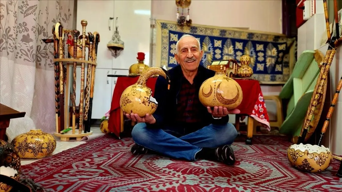 Türk kültürünün motifleri, Hasan Ustanın 29 yıllık emeğinde hayat buluyor haberinin görseli