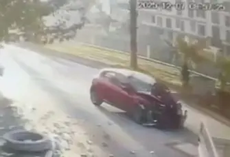 Eski eşiyle evli olan polise çarpan ve sosyal medyada paylaşan şahıs tutuklandı