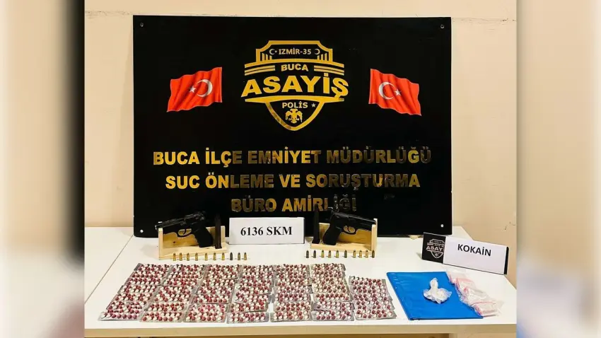 İzmir’de uyuşturucu ve kaçak alkol operasyonu