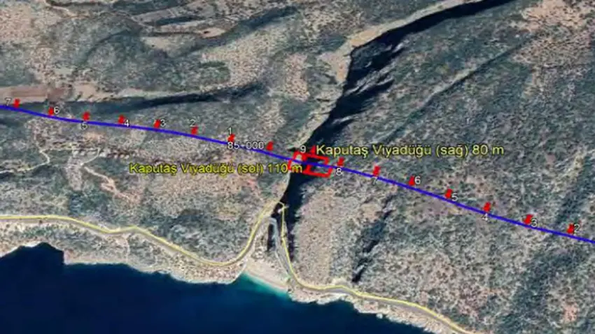 66 bin 73 ağacın kesileceği Kalkan bölünmüş yol projesi iptal edildi haberinin görseli