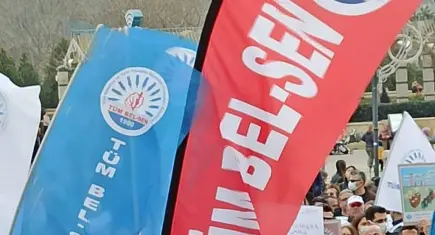 Büyükşehir işçilerine kamu emekçilerinden destek: Dostlarımızın yanında olacağız