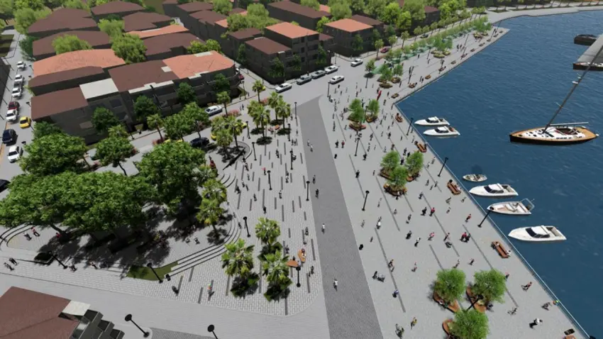 Dikili Belediyesi’nden Çandarlı’ya estetik dokunuş