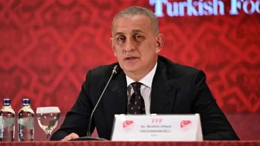 TFF Başkanı Hacıosmanoğlu: Türk futbolunu temizlemek için sorumluluk alıyoruz haberinin görseli