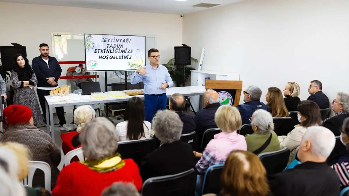 Balçova’da zeytinyağı tadım etkinliğine büyük ilgi haberinin görseli