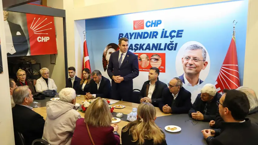 CHP İzmir İl Başkanı Çağatay Güç'ten Bayındır’a ziyaret