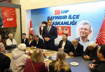 CHP İzmir İl Başkanı Çağatay Güç'ten Bayındır’a ziyaret