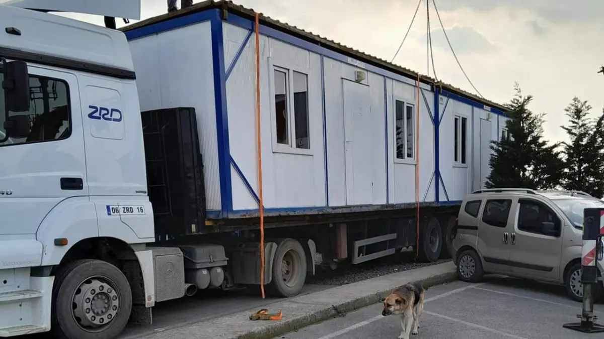 Depremzede aileye verilen konteyner için icra takibi haberinin görseli