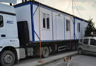 Depremzede aileye verilen konteyner için icra takibi