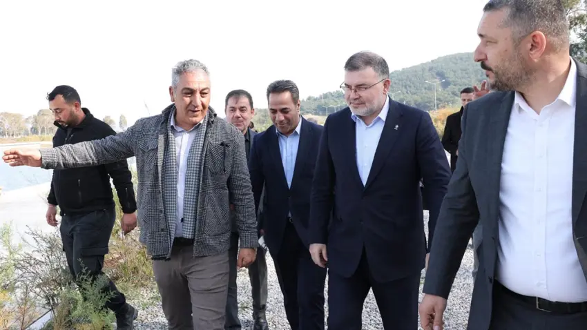 AK Parti'li Saygılı Efes Antik Kanal Projesi'ni inceledi