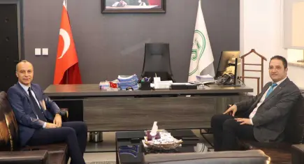 BİK İzmir Bölge Müdürü Başeğmez'den DSİ Bölge Müdürü Bilgi'ye ziyaret