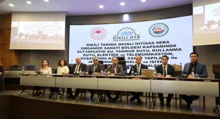 Dikili tarıma dayalı ihtisas sera OSB'nin altyapı ihalesi sonuçlandı