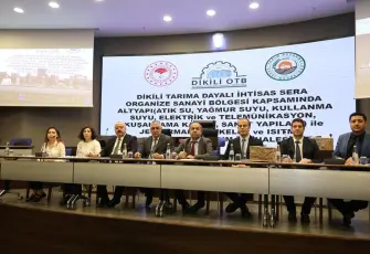 Dikili tarıma dayalı ihtisas sera OSB'nin altyapı ihalesi sonuçlandı
