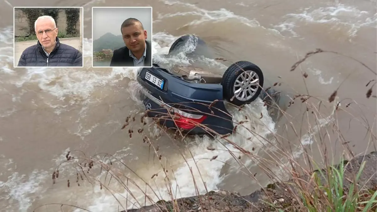 Giresun’da ölümlü kaza: Mezar yeri bakmaya giderken otomobilleri dereye uçtu haberinin görseli