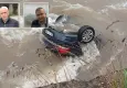 Giresun’da ölümlü kaza: Mezar yeri bakmaya giderken otomobilleri dereye uçtu