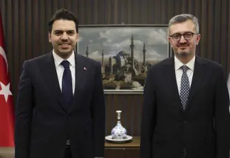 İletişim Başkanı Duran, TİKA Başkanı Abdullah Eren ile görüştü