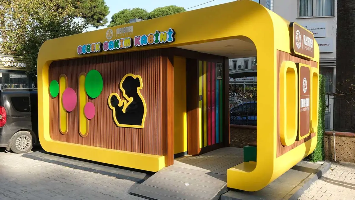 Menemen’den örnek bir hizmet daha: Bebekli annelere özel alanlar haberinin görseli