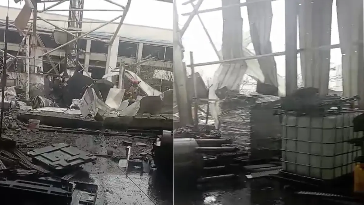 Şekerleme fabrikasında korkutan patlama haberinin görseli