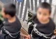 Tezgahından eşofman çalan çocuğu iple bağladı