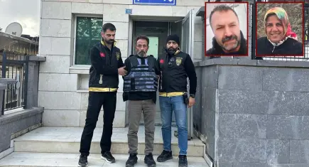 Eşi ve bacanağını öldüren zanlı tutuklandı
