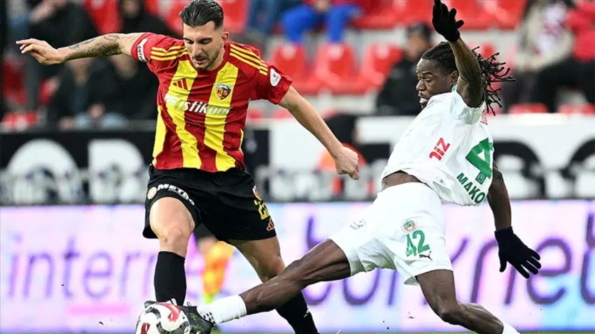 Kayserispor ile Alanyaspor puanları paylaştı haberinin görseli