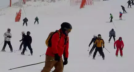 Palandöken’de kayak sezonu erken başladı