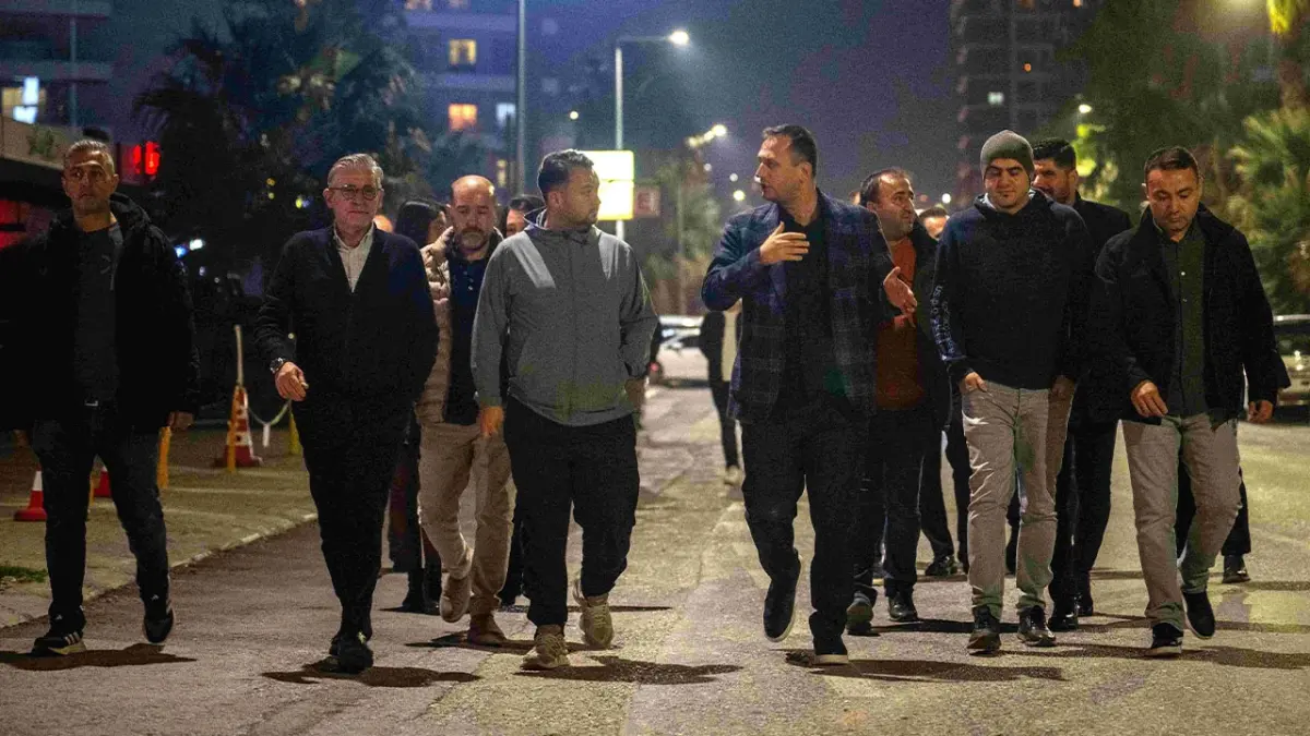 Başkan Eşki, Karacaoğlan’daki çalışmaları inceledi haberinin görseli