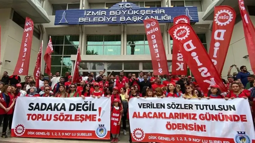 İzmir’de belediye işçileri eyleme geri dönüyor