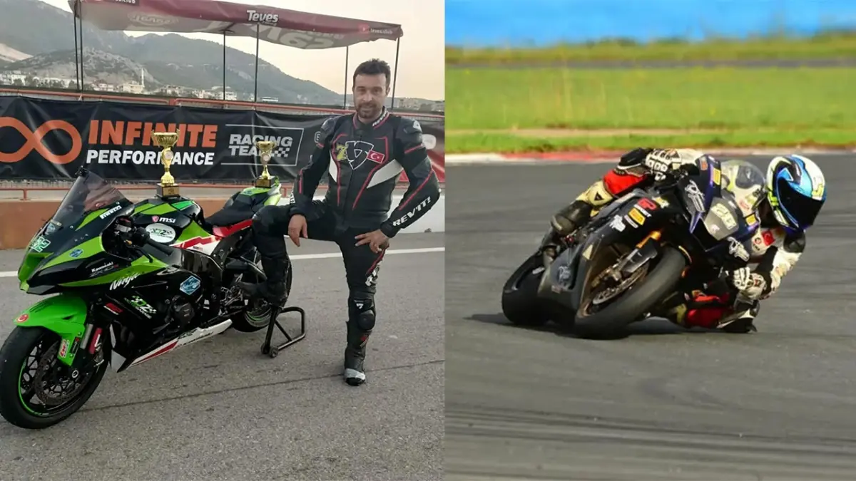 Şampiyon motosikletçi Özgür Çapacı, İzmir’de toprağa verildi haberinin görseli