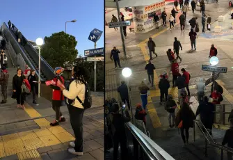 Belediye iştiraklerinde süren eylem dokuzuncu gününde