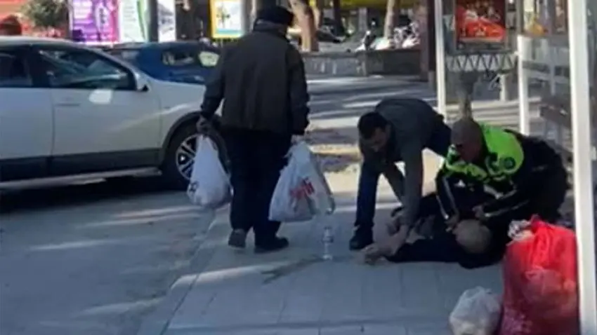 İzmir haber: Polisin ilk yardım müdahalesi hayat kurtardı
