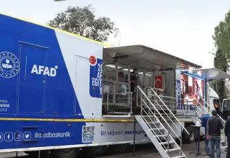 Menemen’de afetlere karşı AFAD TIR'ı