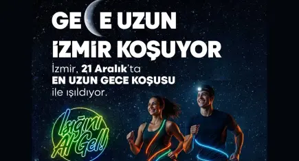 Yılın en uzun gecesinde İzmir ışıklarla koşacak